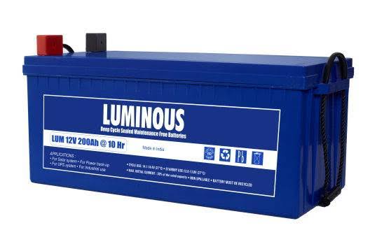 Luminous 12V 200ah Dry Cell battery